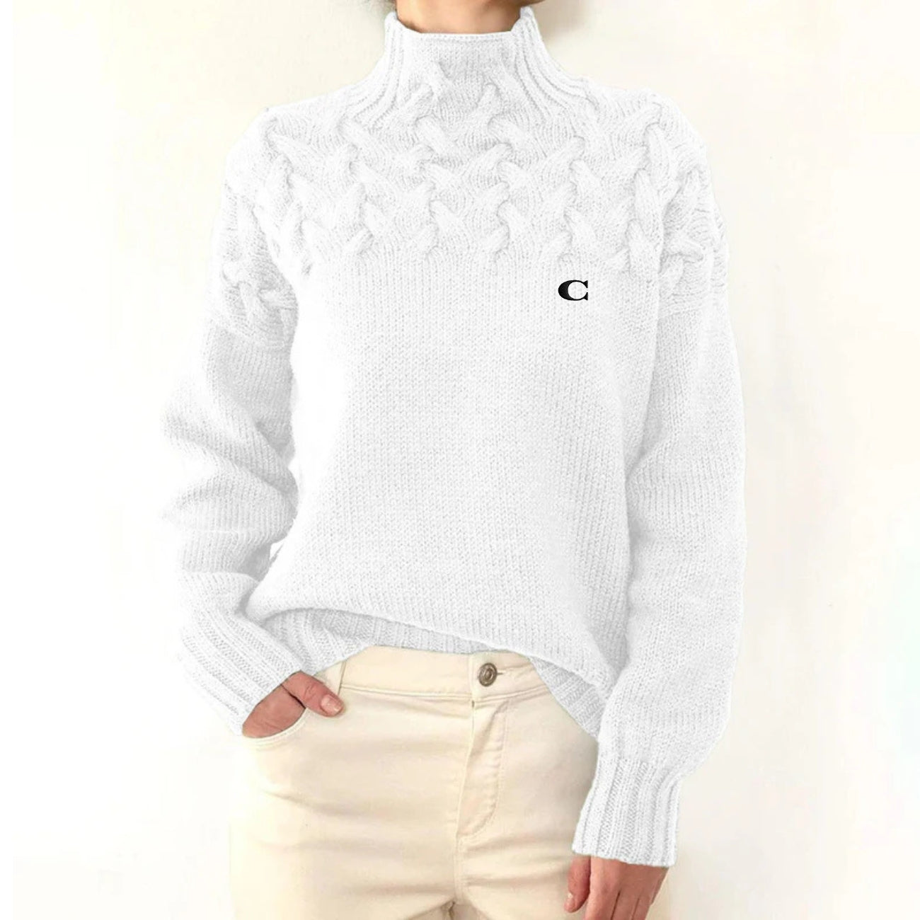 Maglione lavorato a maglia elegante - SALDI DI FINE SERIE