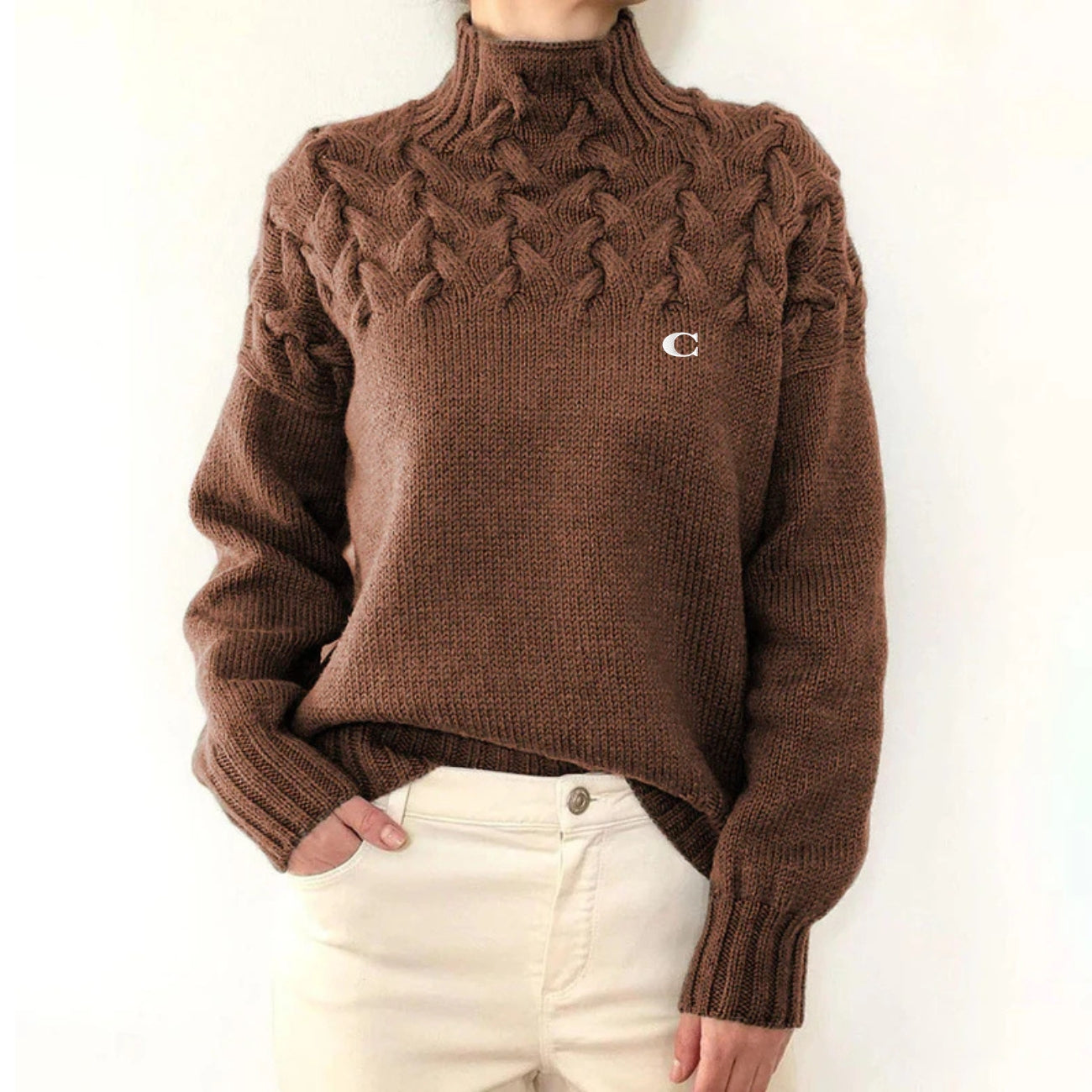 Maglione lavorato a maglia elegante - SALDI DI FINE SERIE
