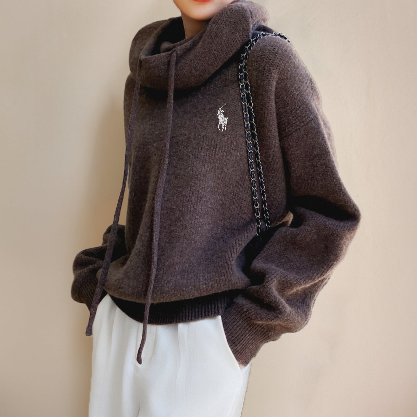 RL - Maglione Elegante con Collo Alto