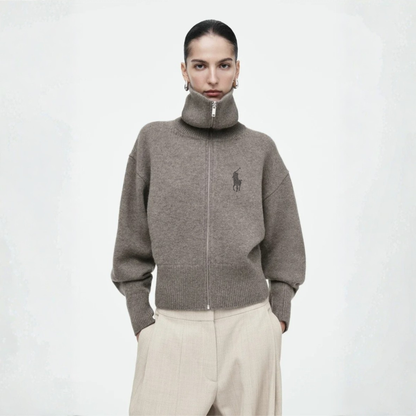 Quality PREMIUM RL - Maglione Elegante con Collo Alto