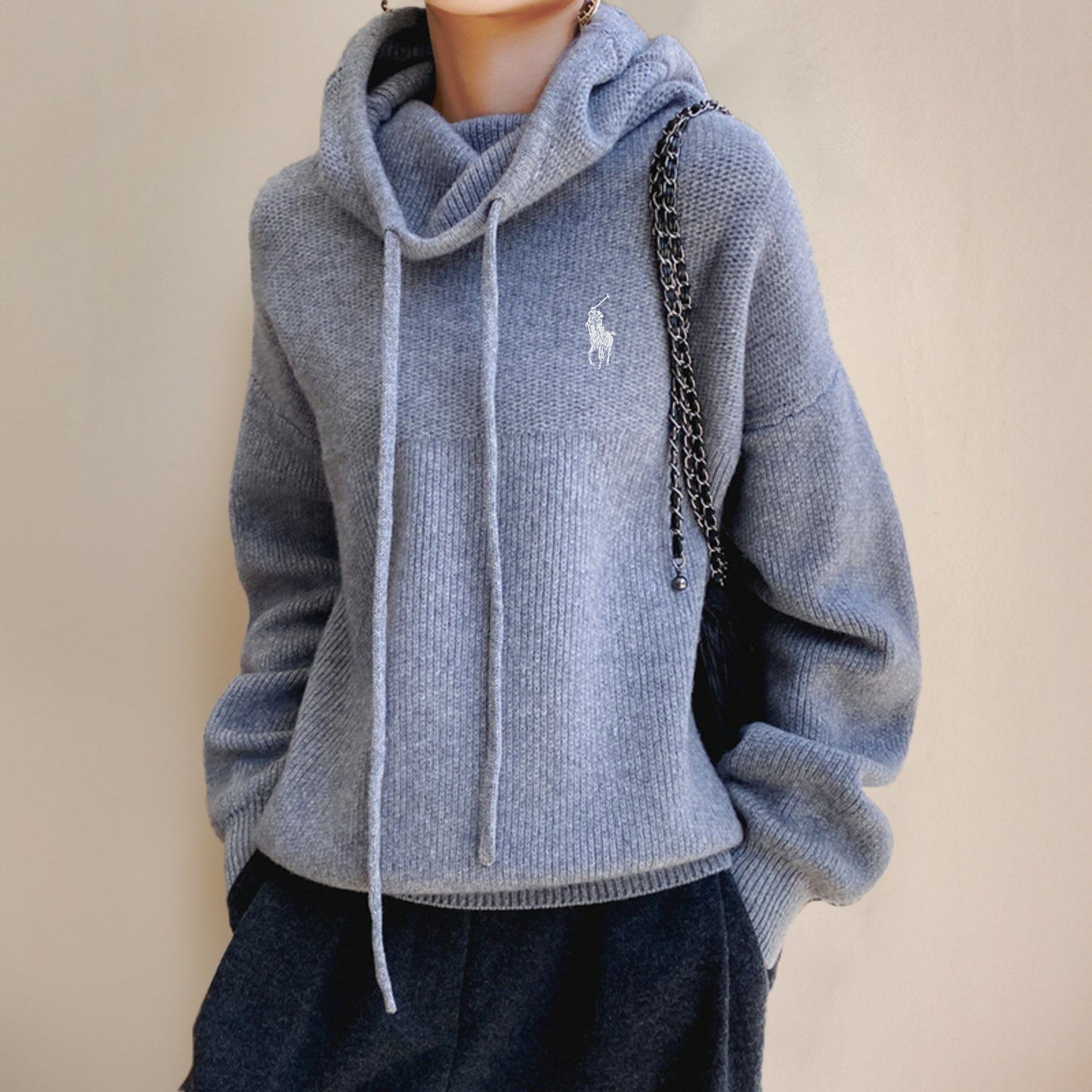 RL - Maglione Elegante con Collo Alto