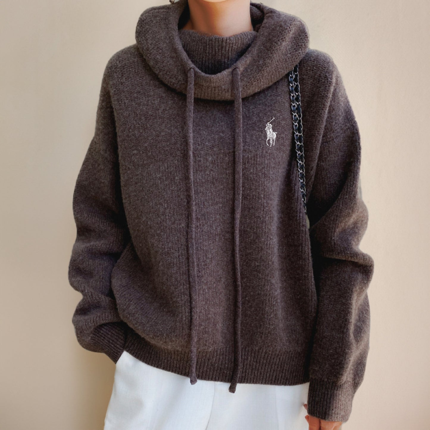 RL - Maglione Elegante con Collo Alto