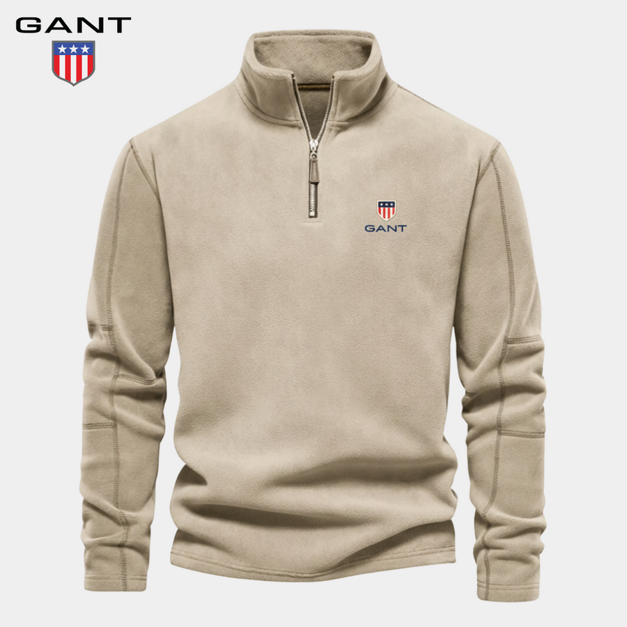 Maglione da uomo con mezza cerniera