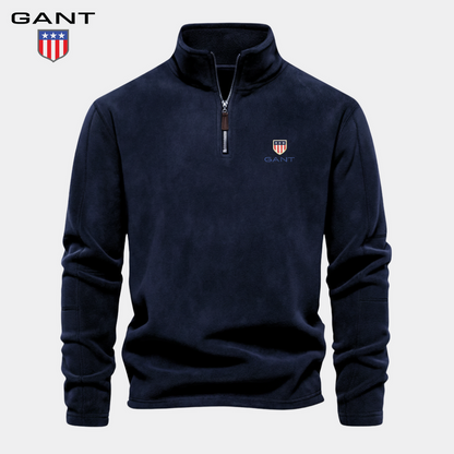 Maglione da uomo con mezza cerniera