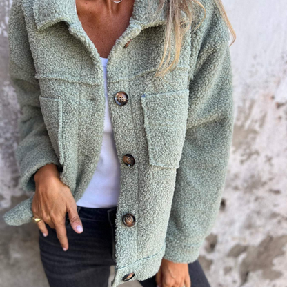 Annie | Cappotto alla moda in tessuto morbido