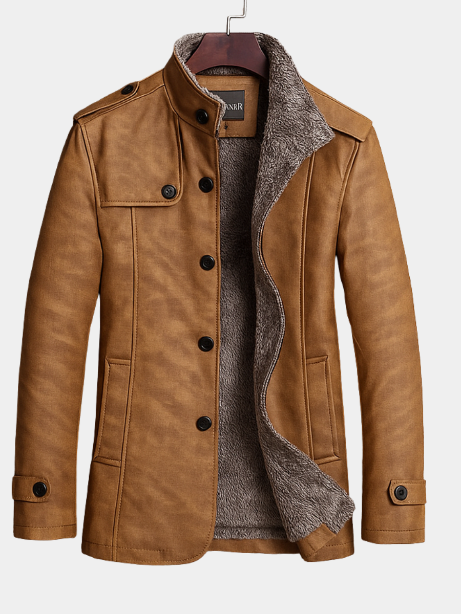 ROSSI ROMA | CAPPOTTO DA UOMO IN CAMOSCIO